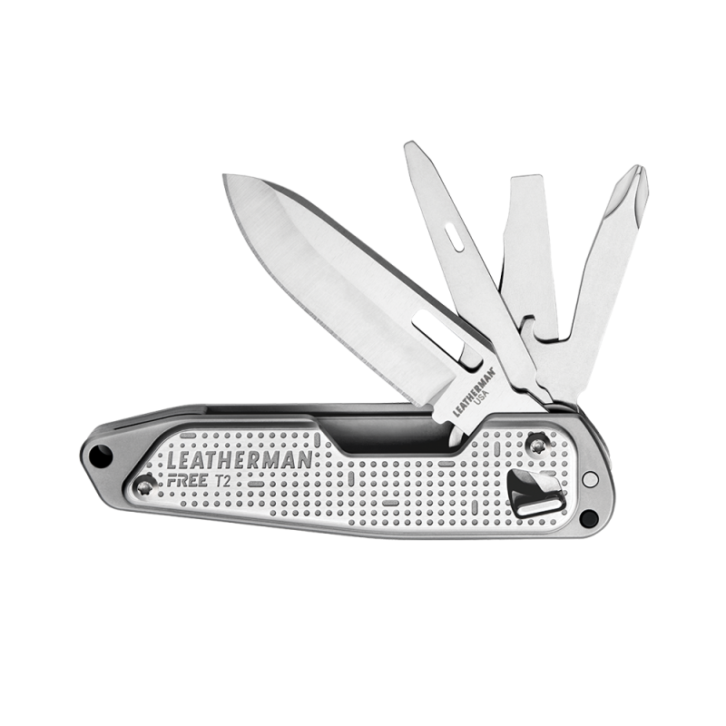 Leatherman - Free T2 - Couteau Multifonction 8 Outils